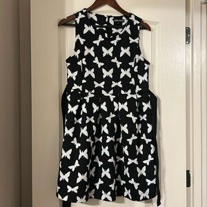 Charming Charlie RSVP Black & White Butterfly Dress